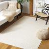 Martha Stewart x SAFAVIEH Area Rug Collection – 8′ x 10′, Ivory, Handmade Wool, Ideal for Living Room, Bedroom, Office, Dining Space (MSR9602A)(Ivory)