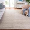 Martha Stewart x SAFAVIEH Area Rug Collection – 8′ x 10′, Ivory & Beige, Handmade Wool, Ideal for Living Room, Bedroom, Office, Dining Space (MSR9650B)(Ivory/Beige)