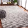 Martha Stewart x SAFAVIEH Area Rug Collection – 8′ x 10′, Ivory & Beige, Handmade Wool, Ideal for Living Room, Bedroom, Office, Dining Space (MSR9650B)(Ivory/Dark Brown)