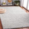Martha Stewart x SAFAVIEH Area Rug Collection – 8′ x 10′, Ivory & Beige, Handmade Wool, Ideal for Living Room, Bedroom, Office, Dining Space (MSR9650B)(Ivory/Grey)