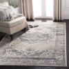 Martha Stewart x SAFAVIEH Area Rug Collection – 8′ x 10′, Ivory & Blue, Non-Shedding & Easy Cleaning, Ideal for Living Room, Bedroom, Office, Dining Space (MSR868A)(Ivory/Blue)