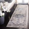 Martha Stewart x SAFAVIEH Area Rug Collection – 8′ x 10′, Ivory & Blue, Non-Shedding & Easy Cleaning, Ideal for Living Room, Bedroom, Office, Dining Space (MSR868A)(Ivory/Blue)