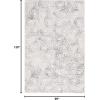 Martha Stewart x SAFAVIEH Area Rug Collection – 8′ x 10′, Ivory & Grey, Handmade Wool, Ideal for Living Room, Bedroom, Office, Dining Space (MSR3528F)