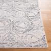 Martha Stewart x SAFAVIEH Area Rug Collection – 8′ x 10′, Ivory & Grey, Handmade Wool, Ideal for Living Room, Bedroom, Office, Dining Space (MSR3528F)