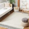 Martha Stewart x SAFAVIEH Area Rug Collection – 8′ x 10′, Ivory & Grey, Handmade Wool, Ideal for Living Room, Bedroom, Office, Dining Space (MSR9601A)(Ivory/Grey)
