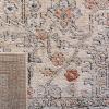 Martha Stewart x SAFAVIEH Area Rug Collection – 8′ x 10′, Light Blue & Ivory, Non-Shedding & Easy Cleaning, Ideal for Living Room, Bedroom, Office, Dining Space (MSR877M)(Grey/Ivory)