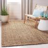 Martha Stewart x SAFAVIEH Area Rug Collection – 8′ x 10′, Natural Brown, Handmade Jute, Farmhouse Style, Ideal for Living Room, Bedroom, Dining Space (MSR9551A)(Natural)