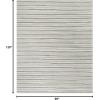 Martha Stewart x SAFAVIEH Area Rug Collection – 8′ x 10′, Nimbus Cloud Gray, Handmade Wool & Viscose, Ideal for Living Room, Bedroom, Office, Dining Space (MSR3619A)