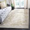 Martha Stewart x SAFAVIEH Area Rug Collection – 8′ x 10′, Persimmon Red, Handmade Wool & Viscose, Ideal for Living Room, Bedroom, Office, Dining Space (MSR3611A)(Gray Squirrel)