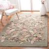 Martha Stewart x SAFAVIEH Area Rug Collection – 8′ x 10′, Persimmon Red, Handmade Wool & Viscose, Ideal for Living Room, Bedroom, Office, Dining Space (MSR3611A)(Francesca Black)