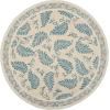 Martha Stewart x SAFAVIEH Area Rug Collection – 8′ x 10′, Plumage Blue, Handmade Wool, Ideal for Living Room, Bedroom, Office, Dining Space (MSR3753A)(Plumage Blue)