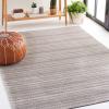 Martha Stewart x SAFAVIEH Area Rug Collection – 8′ x 10′, Taupe & Beige, Cotton, Ideal for Living Room, Bedroom, Office, Dining Space (MSR412E)(Grey/Taupe)