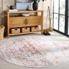 Martha Stewart x SAFAVIEH Machine Washable Area Rug Collection – 5′ x 8′, Beige & Gold, Slip Resistant & Easy Cleaning, Ideal for Ideal for Living Room, Bedroom, Dining Space (MSRW127B)(Beige/Gold)