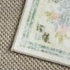 Martha Stewart x SAFAVIEH Machine Washable Area Rug Collection – 5′ x 8′, Beige & Green, Slip Resistant & Easy Cleaning, Ideal for Ideal for Living Room, Bedroom, Dining Space (MSRW181B)