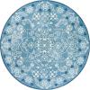 Martha Stewart x SAFAVIEH Machine Washable Area Rug Collection – 5′ x 8′, Blue & Beige, Slip Resistant & Easy Cleaning, Ideal for Ideal for Living Room, Bedroom, Dining Space (MSRW194L)(Blue/Beige)