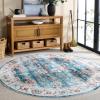 Martha Stewart x SAFAVIEH Machine Washable Area Rug Collection – 5′ x 8′, Green & Beige, Slip Resistant & Easy Cleaning, Ideal for Ideal for Living Room, Bedroom, Dining Space (MSRW112Y)(Green/Beige)