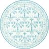 Martha Stewart x SAFAVIEH Machine Washable Area Rug Collection – 5′ x 8′, Ivory & Light Blue, Slip Resistant & Easy Cleaning, Ideal for Ideal for Living Room, Bedroom, Dining Space (MSRW182A)(Ivory/Light Blue)