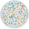 Martha Stewart x SAFAVIEH Machine Washable Area Rug Collection – 5′ x 8′, Light Blue & Rust, Slip Resistant & Easy Cleaning, Ideal for Ideal for Living Room, Bedroom, Dining Space (MSRW190K)(Light Blue/Rust)