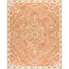 Martha Stewart x SAFAVIEH Machine Washable Area Rug Collection – 5′ x 8′, Rust & Beige, Slip Resistant & Easy Cleaning, Ideal for Ideal for Living Room, Bedroom, Dining Space (MSRW184Q)(Rust/Beige)