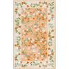 Martha Stewart x SAFAVIEH Machine Washable Area Rug Collection – 5′ x 8′, Rust & Gold, Slip Resistant & Easy Cleaning, Ideal for Ideal for Living Room, Bedroom, Dining Space (MSRW195Q)(Rust/Gold)