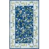 Martha Stewart x SAFAVIEH Machine Washable Area Rug Collection – 5′ x 8′, Rust & Gold, Slip Resistant & Easy Cleaning, Ideal for Ideal for Living Room, Bedroom, Dining Space (MSRW195Q)(Dark Blue/Light Blue)