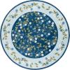 Martha Stewart x SAFAVIEH Machine Washable Area Rug Collection – 5′ x 8′, Rust & Gold, Slip Resistant & Easy Cleaning, Ideal for Ideal for Living Room, Bedroom, Dining Space (MSRW195Q)(Dark Blue/Light Blue)