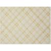 Chilewich Martha by Martha Stewart Ribbons Rug in Abalone – 23″x36″- Easy Care – Premium Indoor/Outdoor Floor Mat for Entry, Kitchen, Bath, Pool with Non-Slip Backing(Wheat)