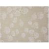 Chilewich Martha by Martha Stewart Rosette Rug in Burnt Coral -23″x36″- Easy Care – Premium Indoor/Outdoor Floor Mat for Entry, Kitchen, Bath, Pool with Non-Slip Backing(Flax)