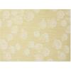 Chilewich Martha by Martha Stewart Rosette Rug in Burnt Coral -23″x36″- Easy Care – Premium Indoor/Outdoor Floor Mat for Entry, Kitchen, Bath, Pool with Non-Slip Backing(Wheat)