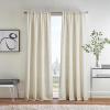 Martha Stewart Cream Beige Light Filtering Window Curtains for Living Room – Metallic Leaf Design – 50″ x 95″ – Set of 2 – Gold Linen(Multi Color)