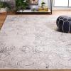 Martha Stewart x SAFAVIEH Area Rug Collection – 8′ x 10′, Ivory & Grey, Handmade Wool, Ideal for Living Room, Bedroom, Office, Dining Space (MSR3528F)