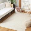 Martha Stewart x SAFAVIEH Area Rug Collection – 8′ x 10′, Ivory & Grey, Handmade Wool, Ideal for Living Room, Bedroom, Office, Dining Space (MSR9603A)(Ivory/Grey)