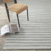 Martha Stewart x SAFAVIEH Area Rug Collection – 8′ x 10′, Nimbus Cloud Gray, Handmade Wool & Viscose, Ideal for Living Room, Bedroom, Office, Dining Space (MSR3619A)