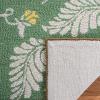Martha Stewart x SAFAVIEH Area Rug Collection – 8′ x 10′, Plumage Blue, Handmade Wool, Ideal for Living Room, Bedroom, Office, Dining Space (MSR3753A)(China Green Mar)
