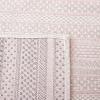 Martha Stewart x SAFAVIEH Area Rug Collection – 8′ x 10′, Taupe & Beige, Cotton, Ideal for Living Room, Bedroom, Office, Dining Space (MSR412E)(Pink/Ivory)