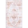 Martha Stewart x SAFAVIEH Machine Washable Area Rug Collection – 5′ x 8′, Beige & Gold, Slip Resistant & Easy Cleaning, Ideal for Ideal for Living Room, Bedroom, Dining Space (MSRW127B)(Beige/Gold)
