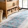 Martha Stewart x SAFAVIEH Machine Washable Area Rug Collection – 5′ x 8′, Green & Beige, Slip Resistant & Easy Cleaning, Ideal for Ideal for Living Room, Bedroom, Dining Space (MSRW112Y)(Green/Beige)