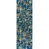 Martha Stewart x SAFAVIEH Machine Washable Area Rug Collection – 5′ x 8′, Navy & Gold, Slip Resistant & Easy Cleaning, Ideal for Ideal for Living Room, Bedroom, Dining Space (MSRW192N)(Navy/Gold)
