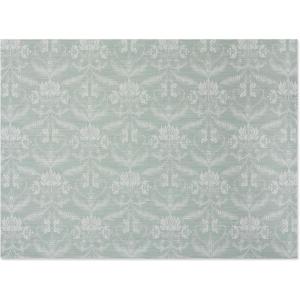 Chilewich Martha by Martha Stewart Damask Rug in Sea – 23″x36″ – Easy Care – Premium Indoor/Outdoor Floor Mat for Entry, Kitchen, Bath, Pool with Non-Slip Backing(Abalone)