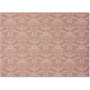 Chilewich Martha by Martha Stewart Damask Rug in Sea – 23″x36″ – Easy Care – Premium Indoor/Outdoor Floor Mat for Entry, Kitchen, Bath, Pool with Non-Slip Backing(Burnt Coral)