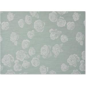 Chilewich Martha by Martha Stewart Rosette Rug in Burnt Coral -23″x36″- Easy Care – Premium Indoor/Outdoor Floor Mat for Entry, Kitchen, Bath, Pool with Non-Slip Backing(Abalone)