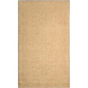 Martha Stewart x SAFAVIEH Area Rug Collection – 7’9″ x 9’9″, Aloe Green, Hand-Hooked Cotton, Ideal for Living Room, Bedroom, Dining Space (MSR1214B)(Dogwood)
