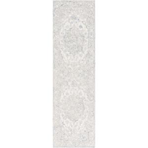 Martha Stewart x SAFAVIEH Area Rug Collection – 8′ x 10′, Ivory & Natural, Handmade Wool, Ideal for Living Room, Bedroom, Office, Dining Space (MSR3532A)(Ivory/Blue)