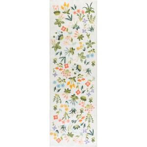 Martha Stewart x SAFAVIEH Machine Washable Area Rug Collection – 5′ x 8′, Beige & Red, Slip Resistant & Easy Cleaning, Ideal for Ideal for Living Room, Bedroom, Dining Space (MSRW186B)(Beige/Red)