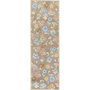 Martha Stewart x SAFAVIEH Machine Washable Area Rug Collection – 5′ x 8′, Dark Beige & Light Blue, Slip Resistant & Easy Cleaning, Ideal for Ideal for Living Room, Bedroom, Dining Space (MSRW187C)(Dark Beige/Light Blue)