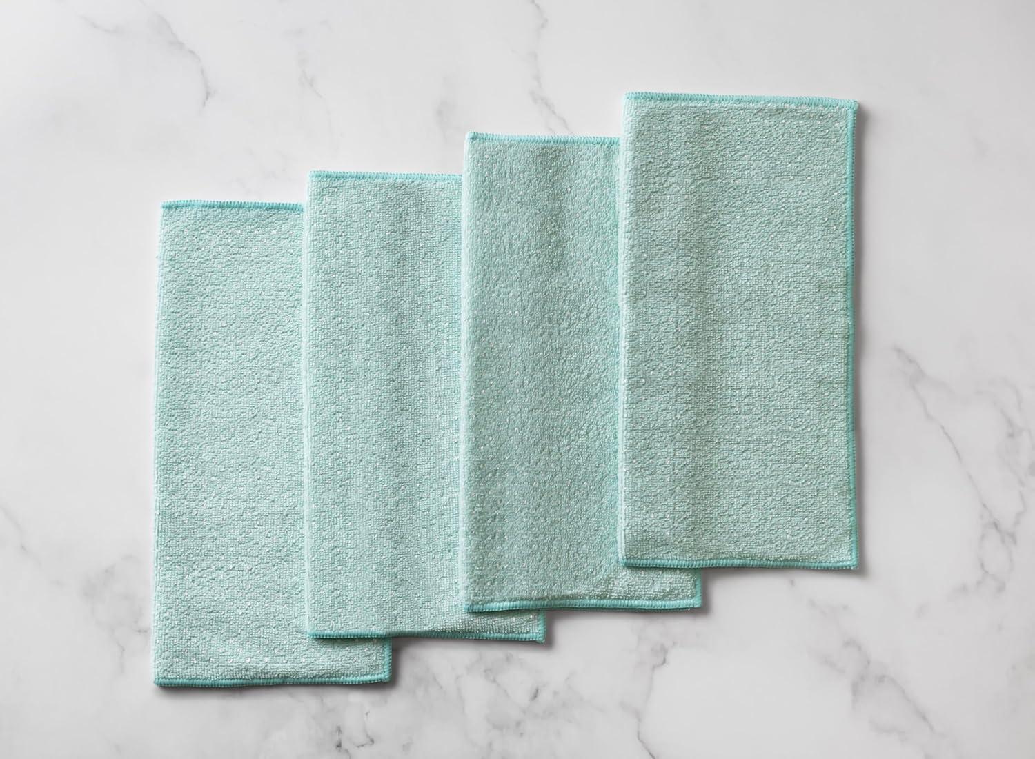 image:imageMartha Stewart Microfiber Scrub Kitchen Cloths Polka Dot 12 Count