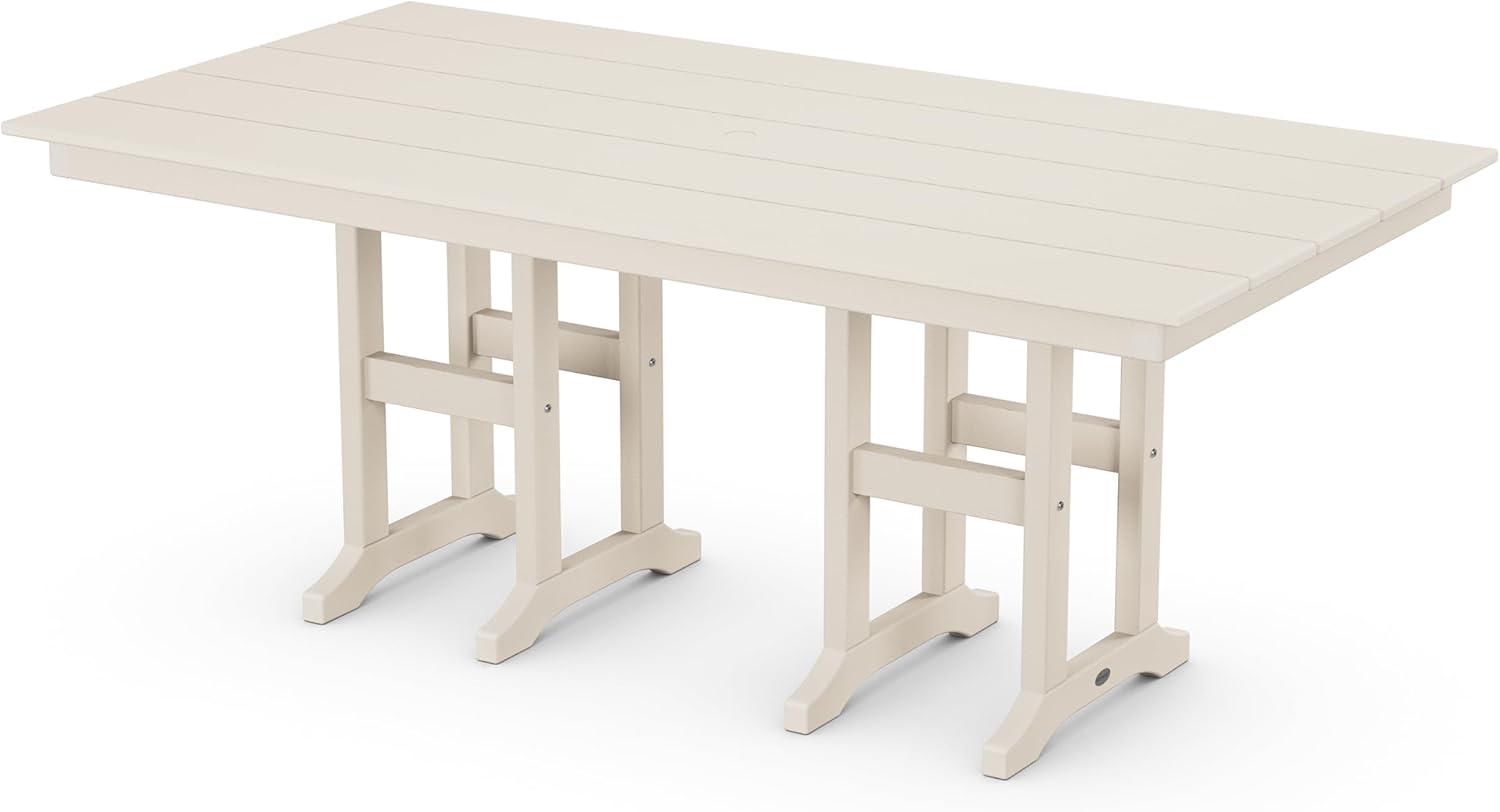 image:imageMartha Stewart by POLYWOOD Chinoiserie 5Piece Farmhouse Dining Set with Benches in GreenSand