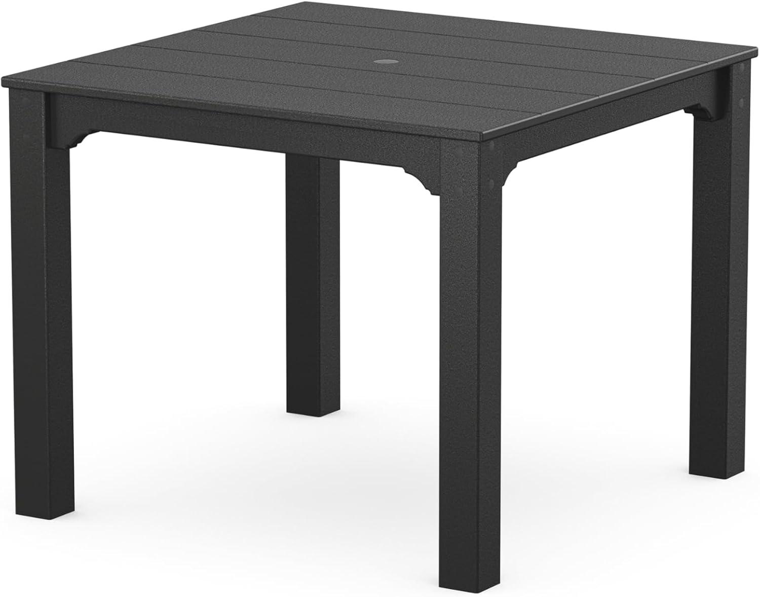 image:imageMartha Stewart by POLYWOOD Chinoiserie 5Piece Parsons Dining Set Exclusive in TeakBlack