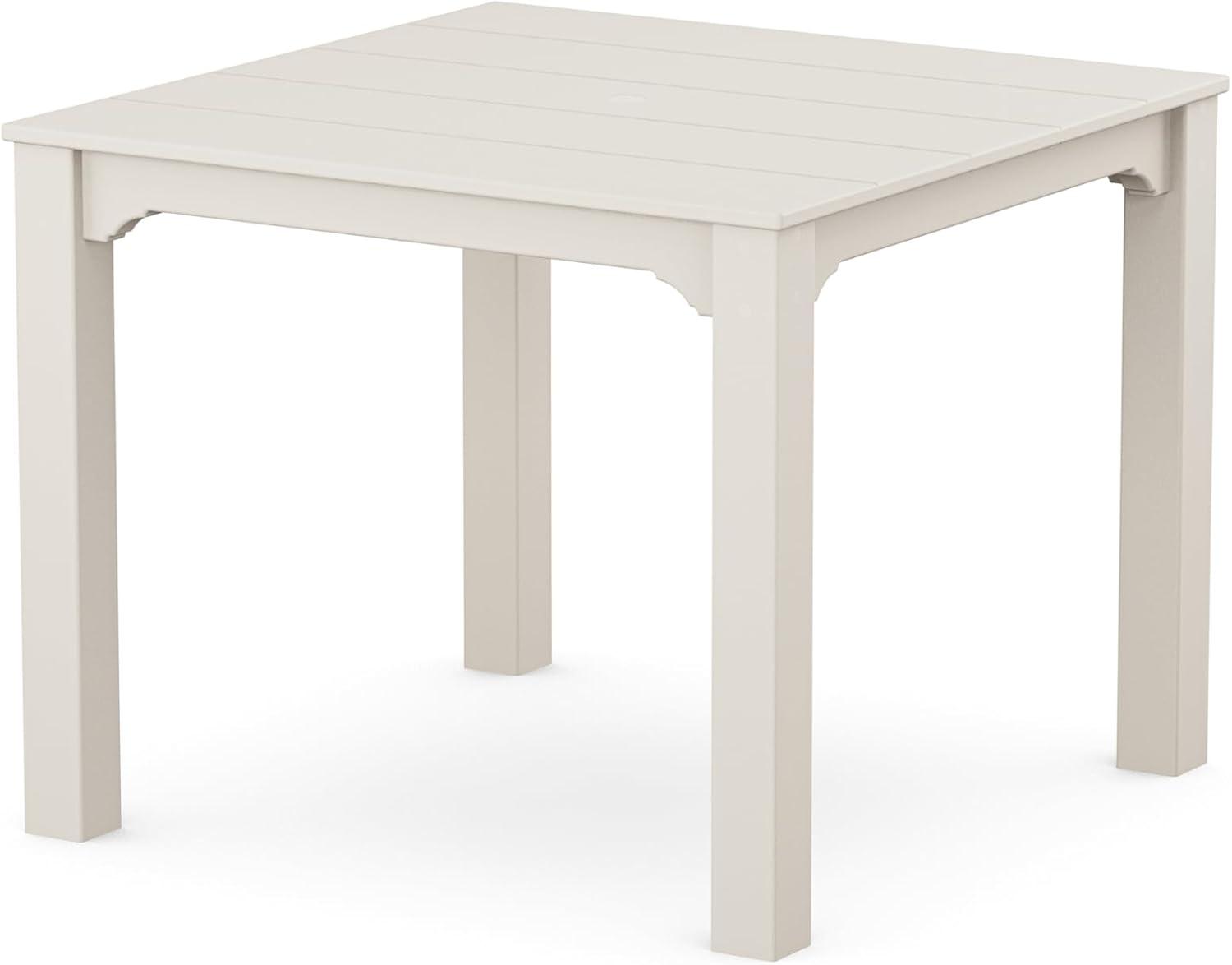 image:imageMartha Stewart by POLYWOOD Chinoiserie 5Piece Parsons Dining Set Exclusive in TeakSand