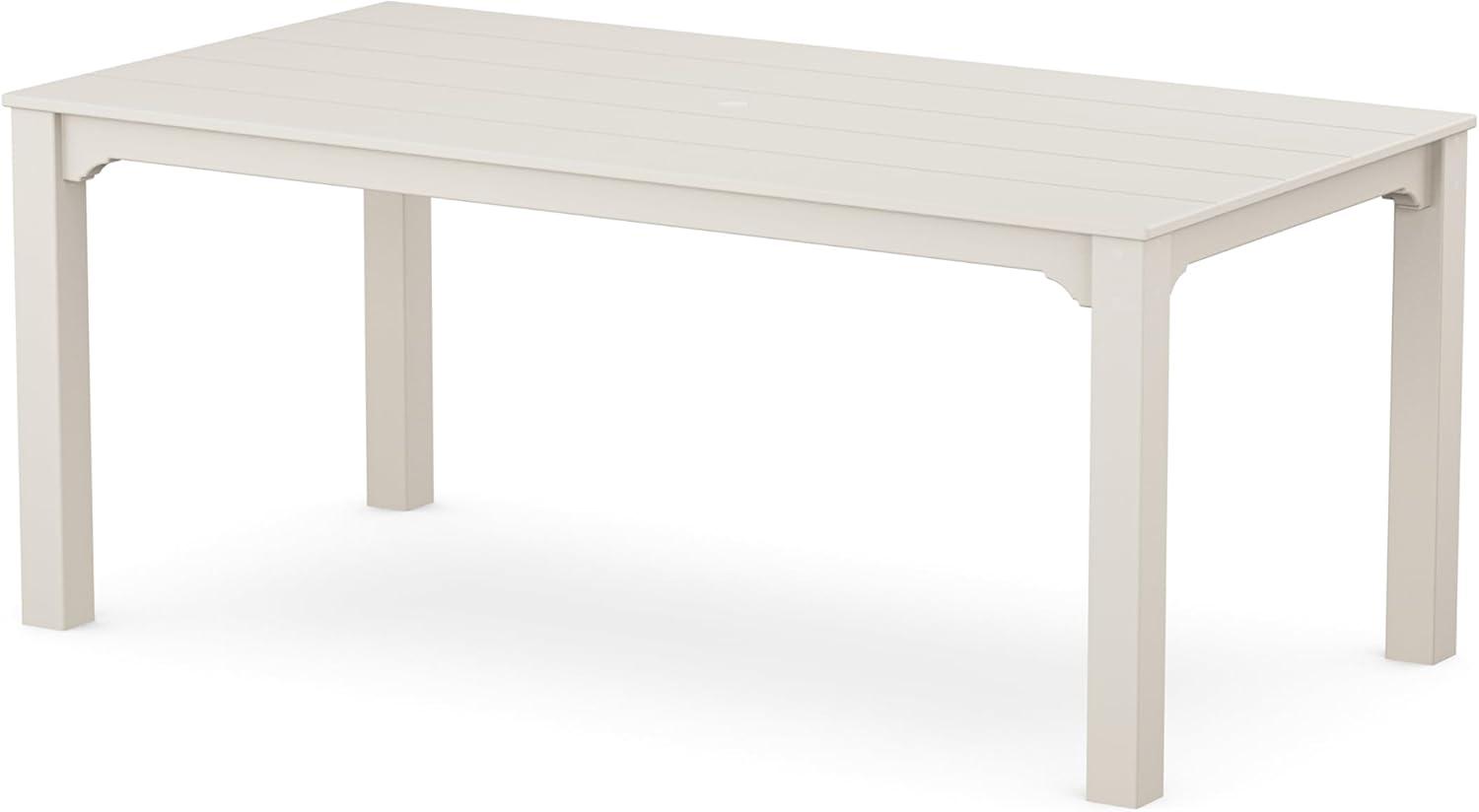 image:imageMartha Stewart by POLYWOOD Chinoiserie Arm Chair 7Piece Parsons Dining Set Exclusive in TeakSand